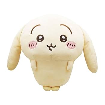 垂れ耳なうさぎマスコット　うさぎだらけくじ　フェイスクッション　B賞　垂れ耳 Amazon.co.jp: ちいかわ うさぎだらけくじ B賞 フェイス
